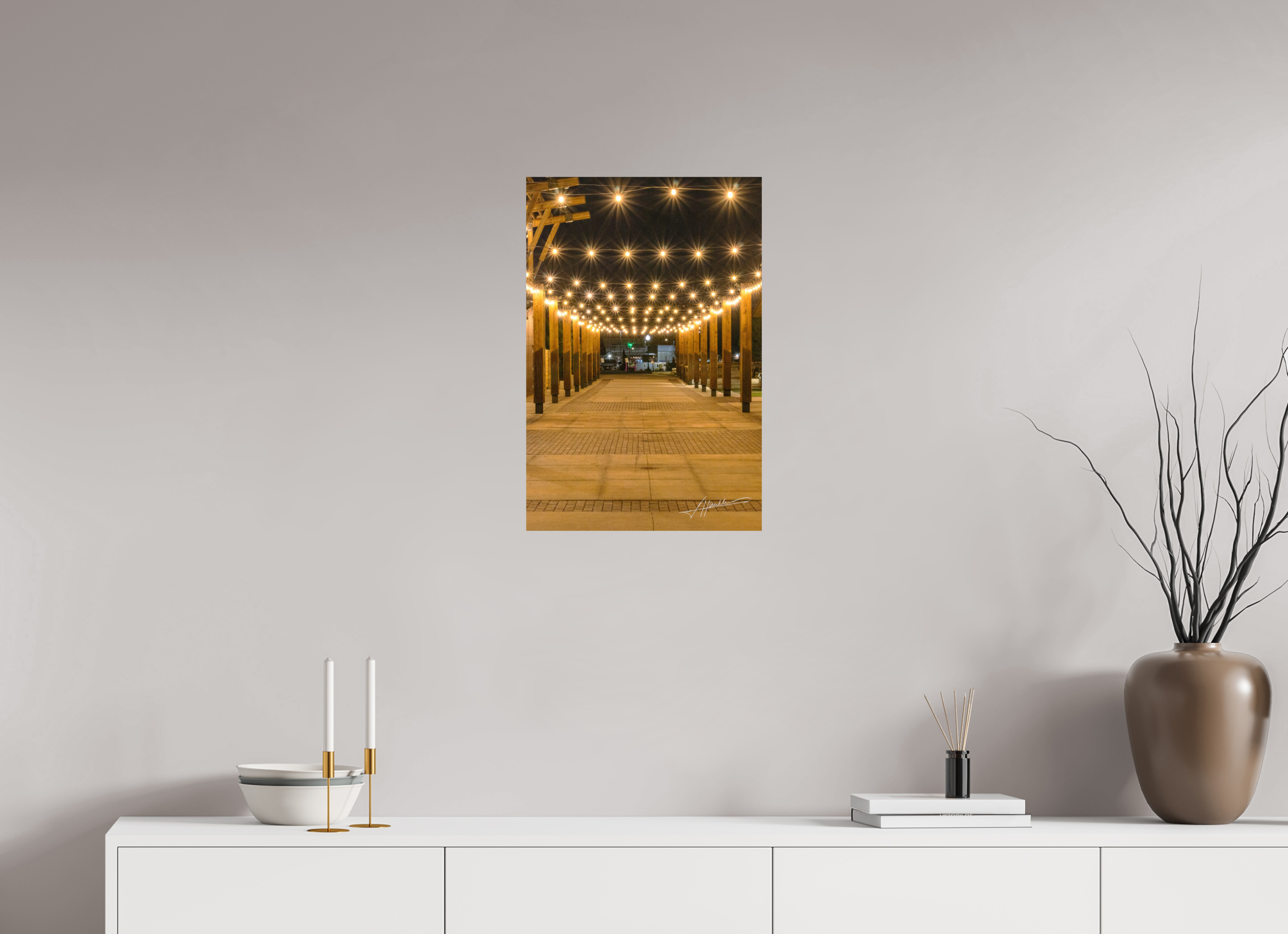 16 x 24″, Metallic Photo Print On Fuji Crystal Pearl Guiding Lights