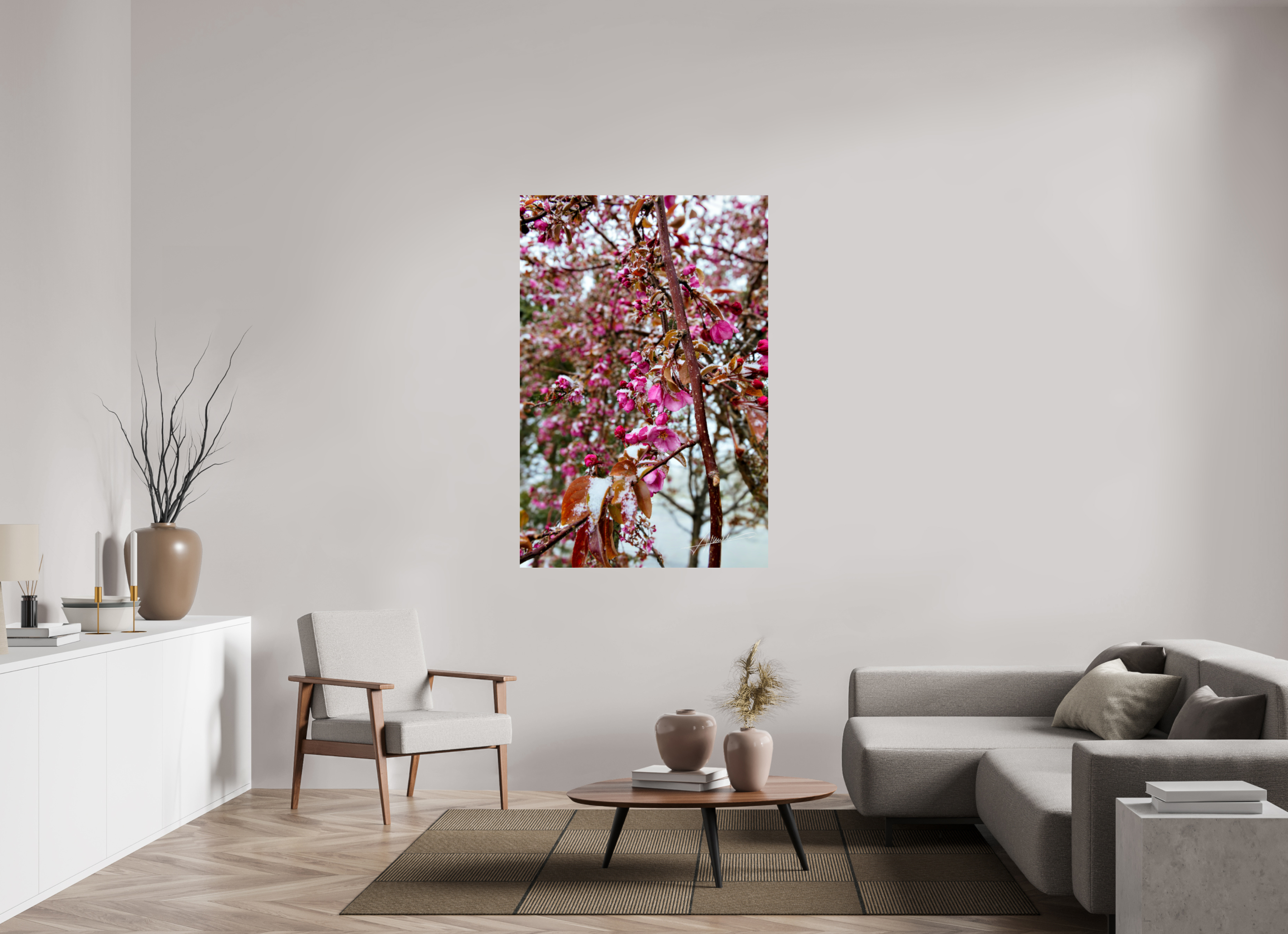 40 x 60″, Photo Print On Fujiflex High Gloss Late Spring Snow