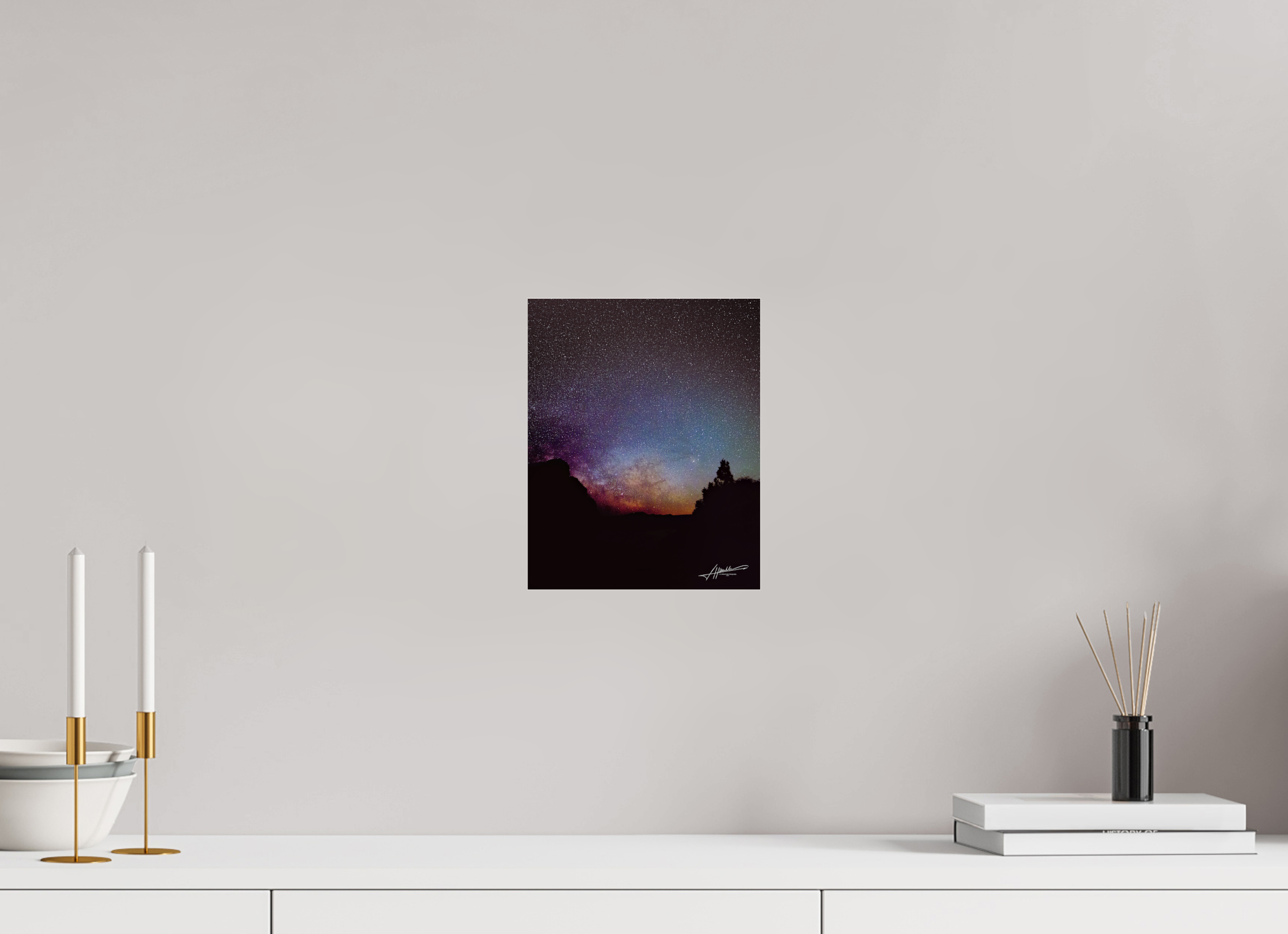 8 x 10″, Photo Print Under Acrylic Glass Eye of the Milky Way