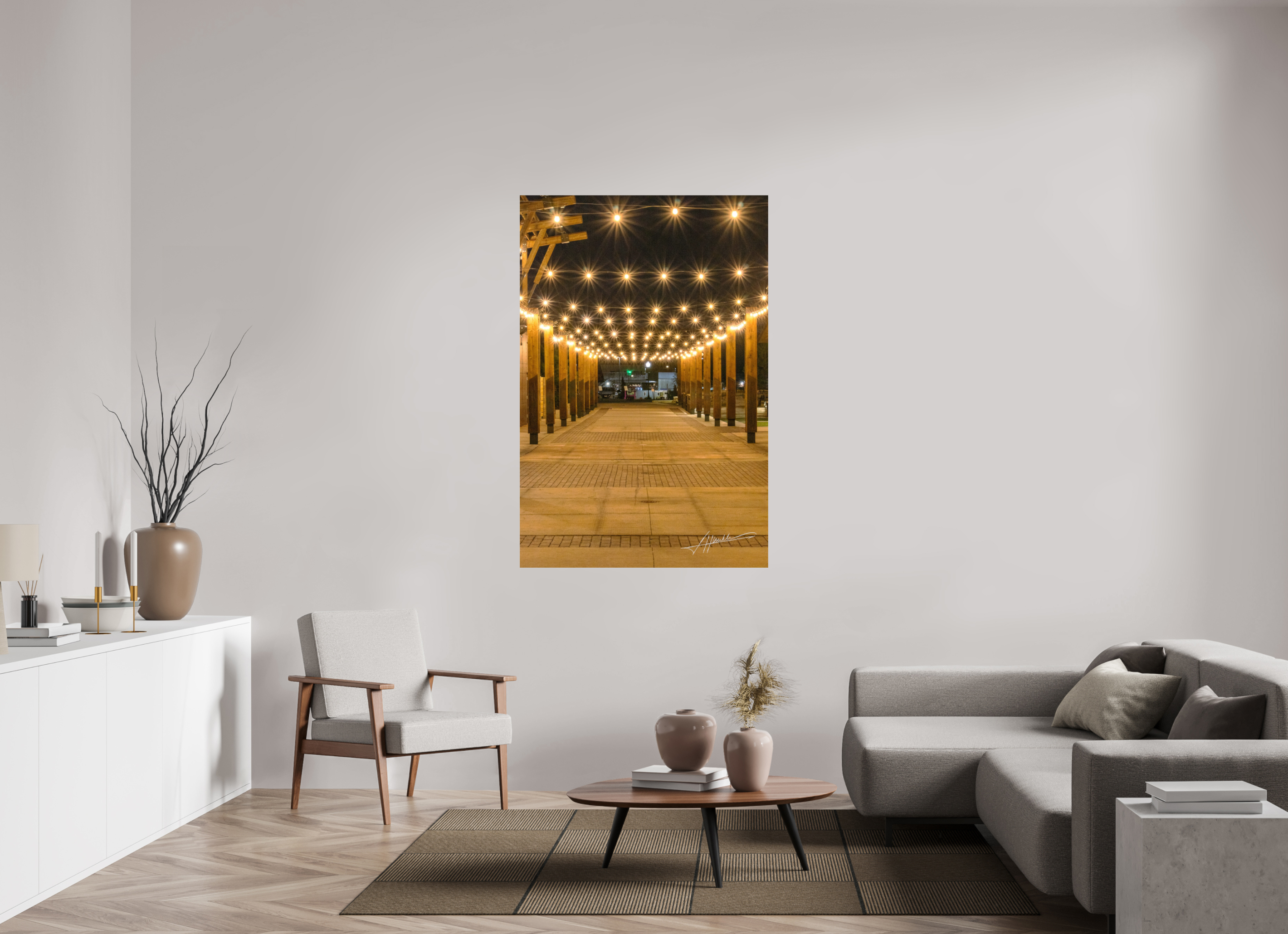 40 x 60″, Metallic Photo Print On Fuji Crystal Pearl Guiding Lights