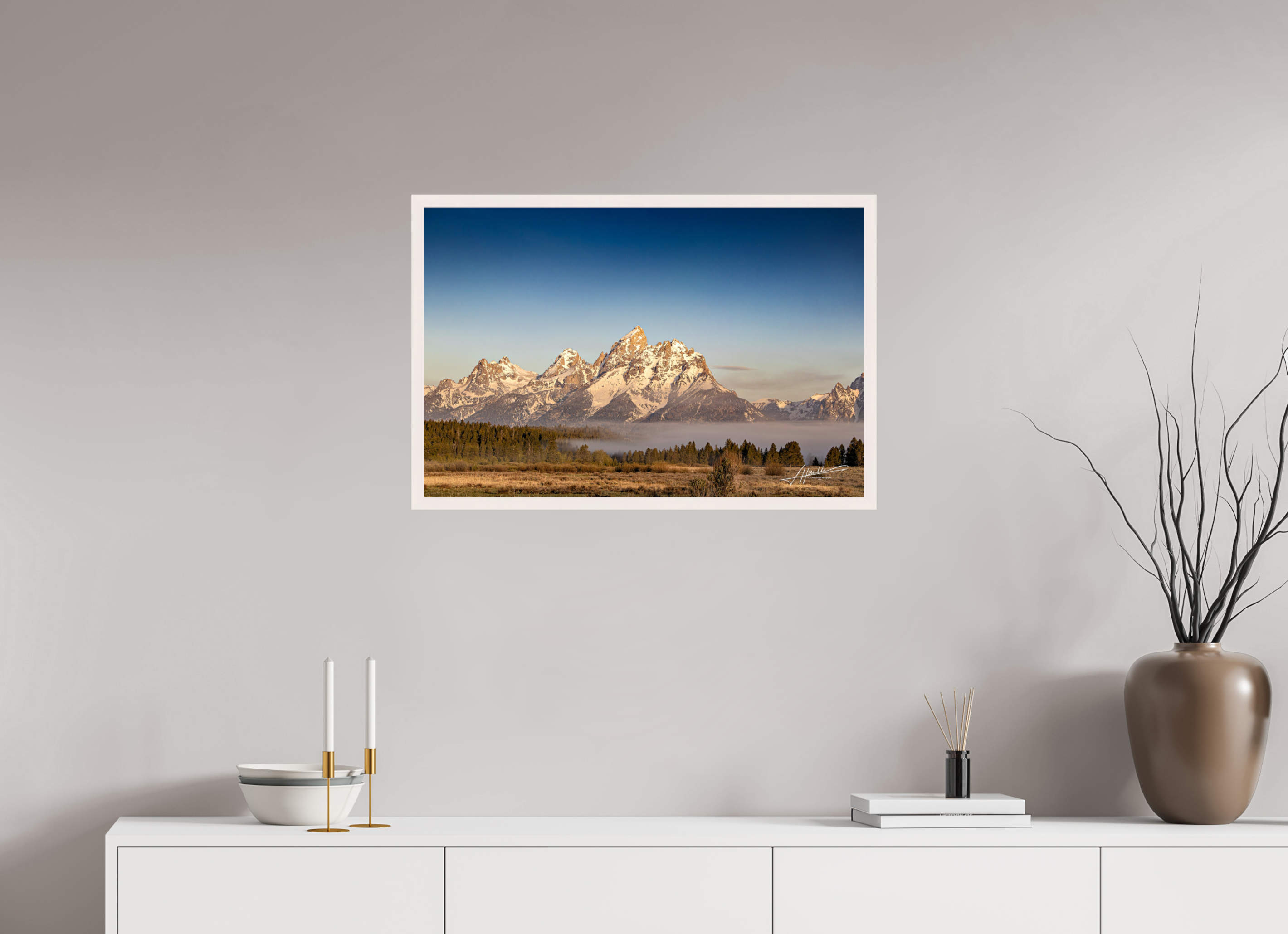 30 x 20″, Gallery Frame Above the Fog