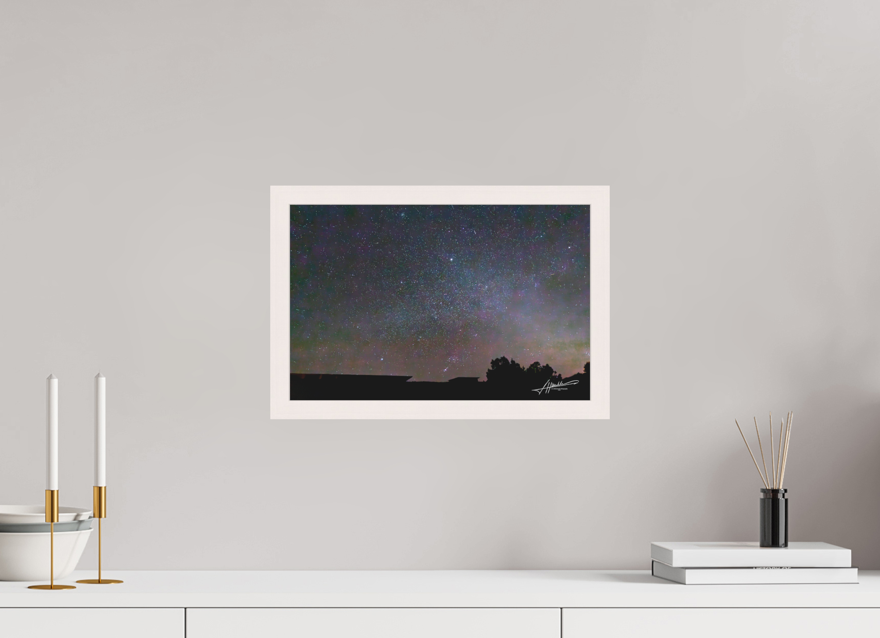 15 x 10″, Shadow Box Frame Watching the Stars