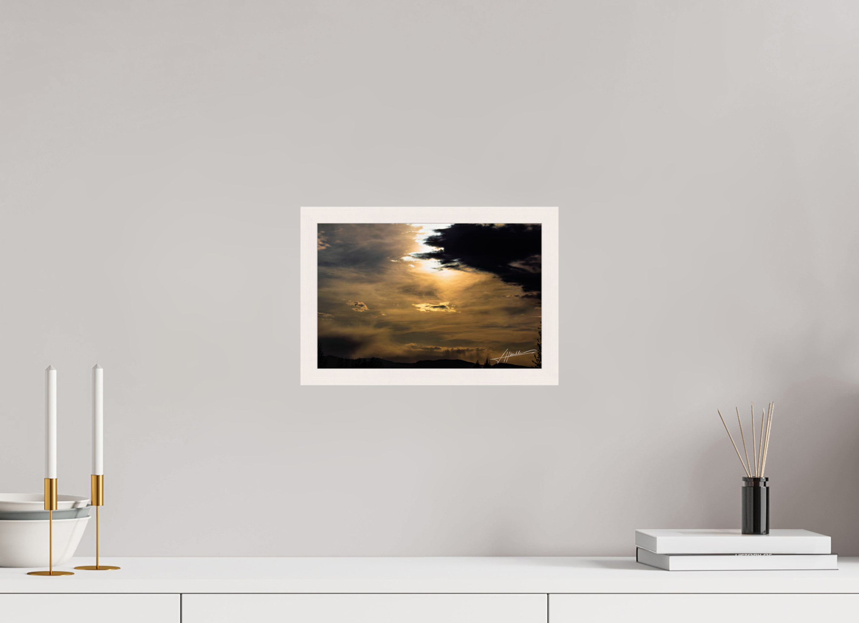 12 x 8″, Gallery Frame Silver Lining