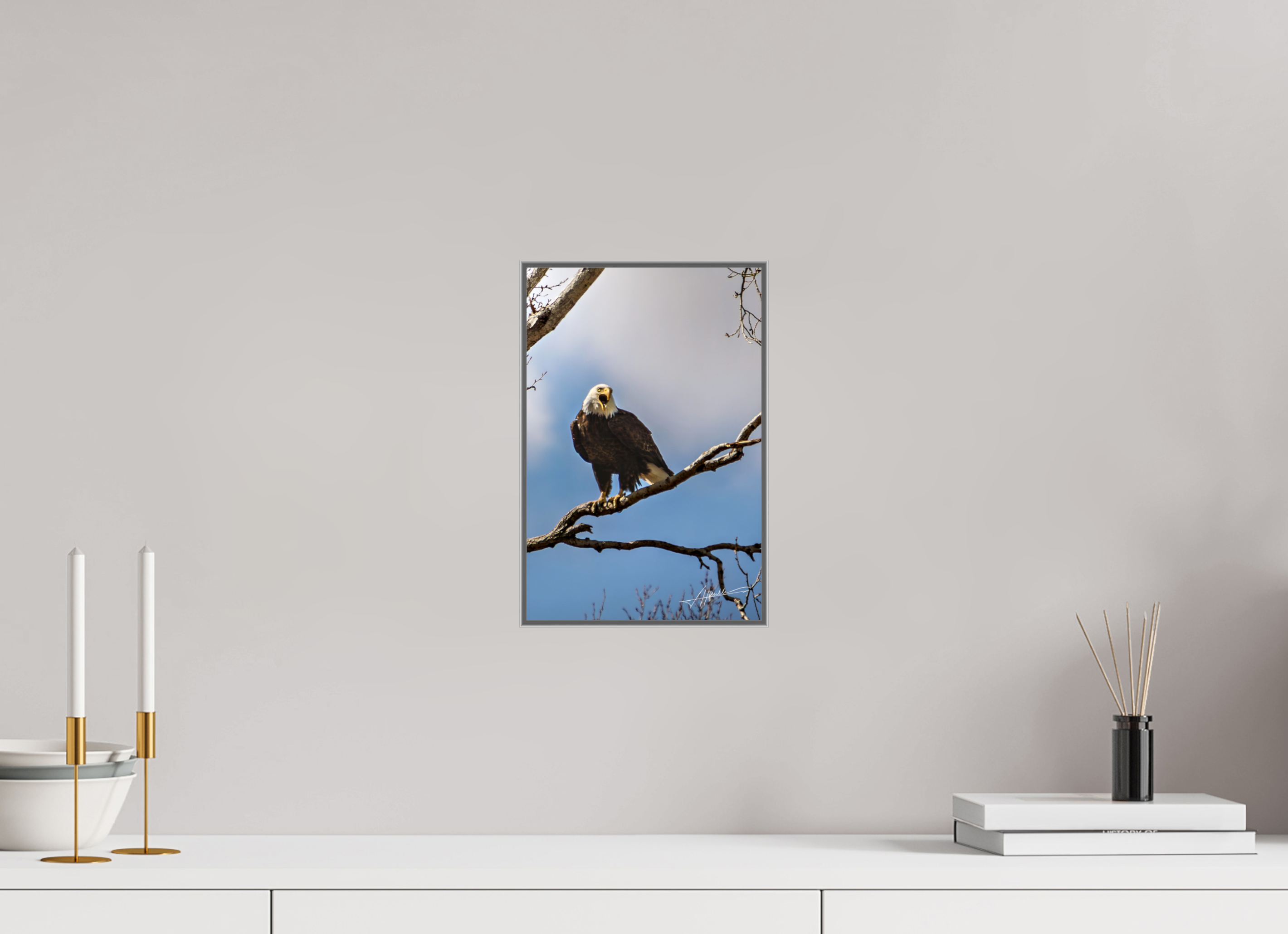 8 x 12″, Aluminum ArtBox The Eagle's Call