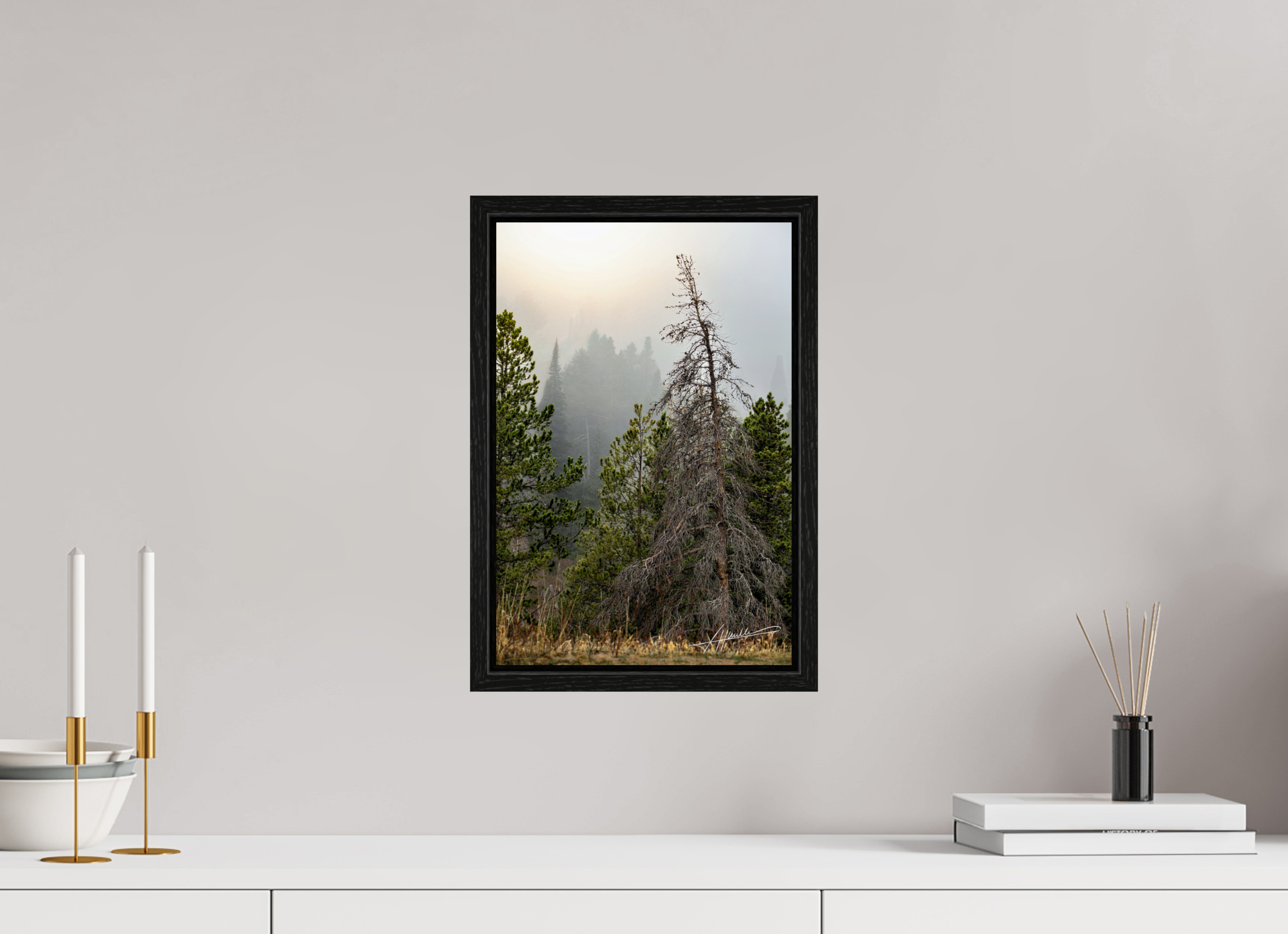 10 x 15″, Floater Frame The Lifting Fog